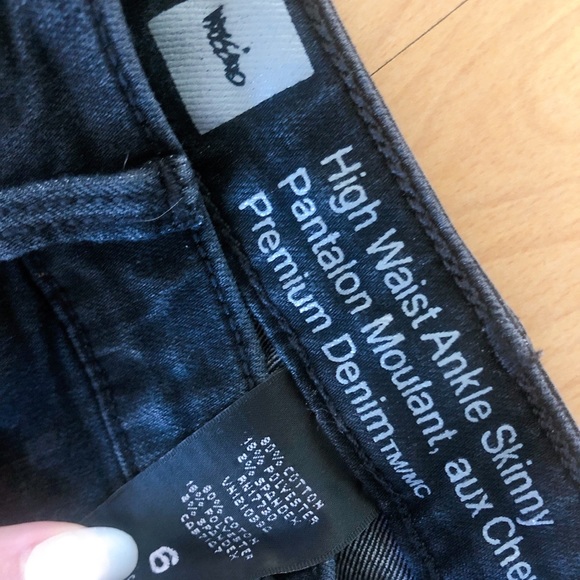 High Waisted Black Premium Denim Skinny Jeans🖤🔥 - Picture 8 of 9